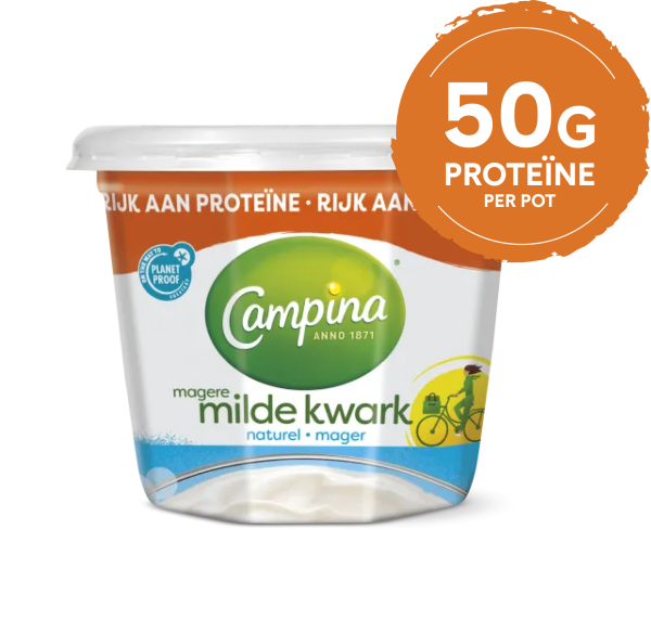 Kwark proteïne 50g proteïne per pot