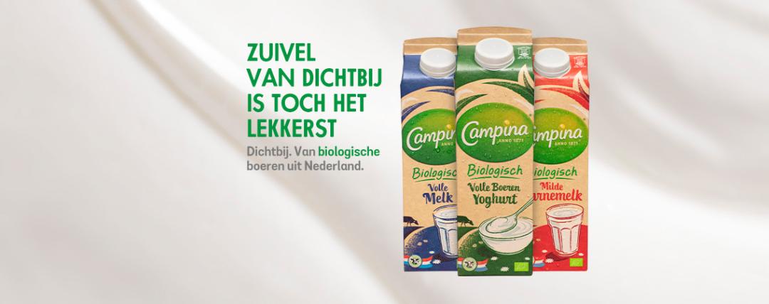 Campina Biologisch Banner