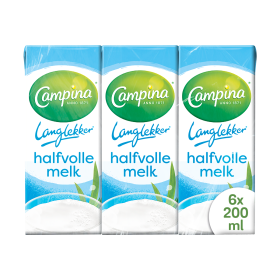 Campina Langlekker Halfvolle Melk Pakjes