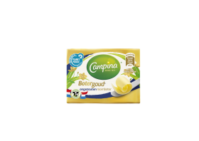 Campina Botergoud Ongezouten Roomboter 125 g Wikkel