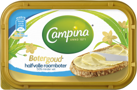 Campina Botergoud Halfvolle Roomboter 225g Kuipje