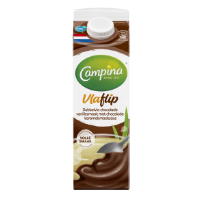 Vlaflip Dubbel Chocolade en Vanille smaak